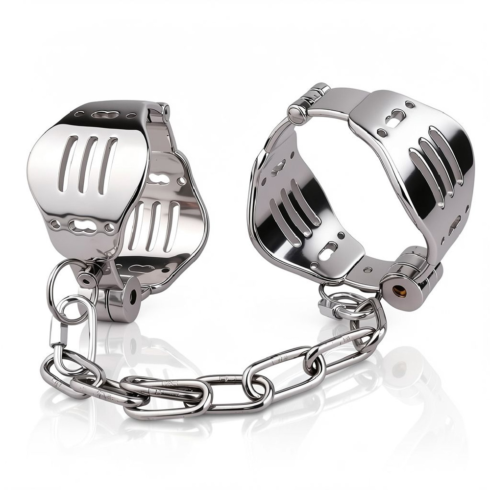 Heavy Equipment Pictures - Heavy Ankle Restraints with Screw-Locked Stainless
