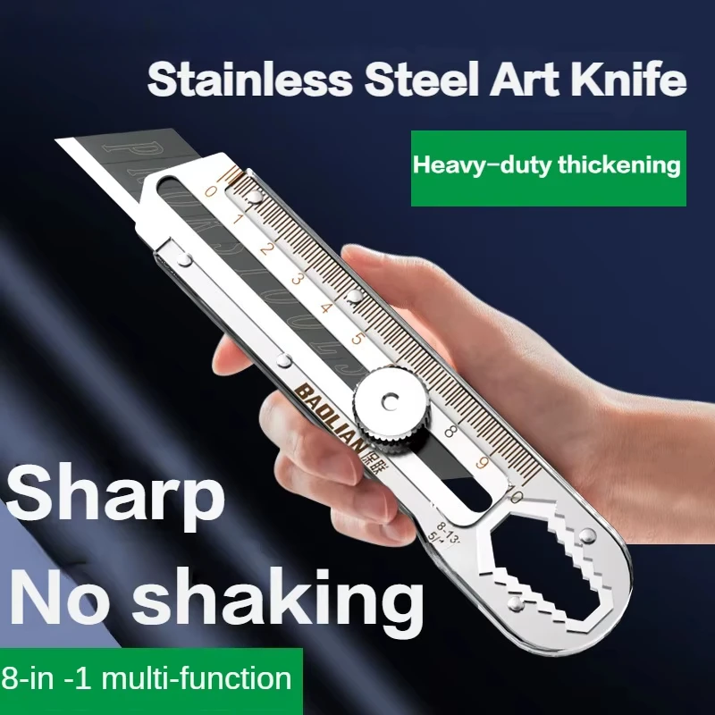 Heavy Equipment Blade - Utility Knife Box Cutter 8 In