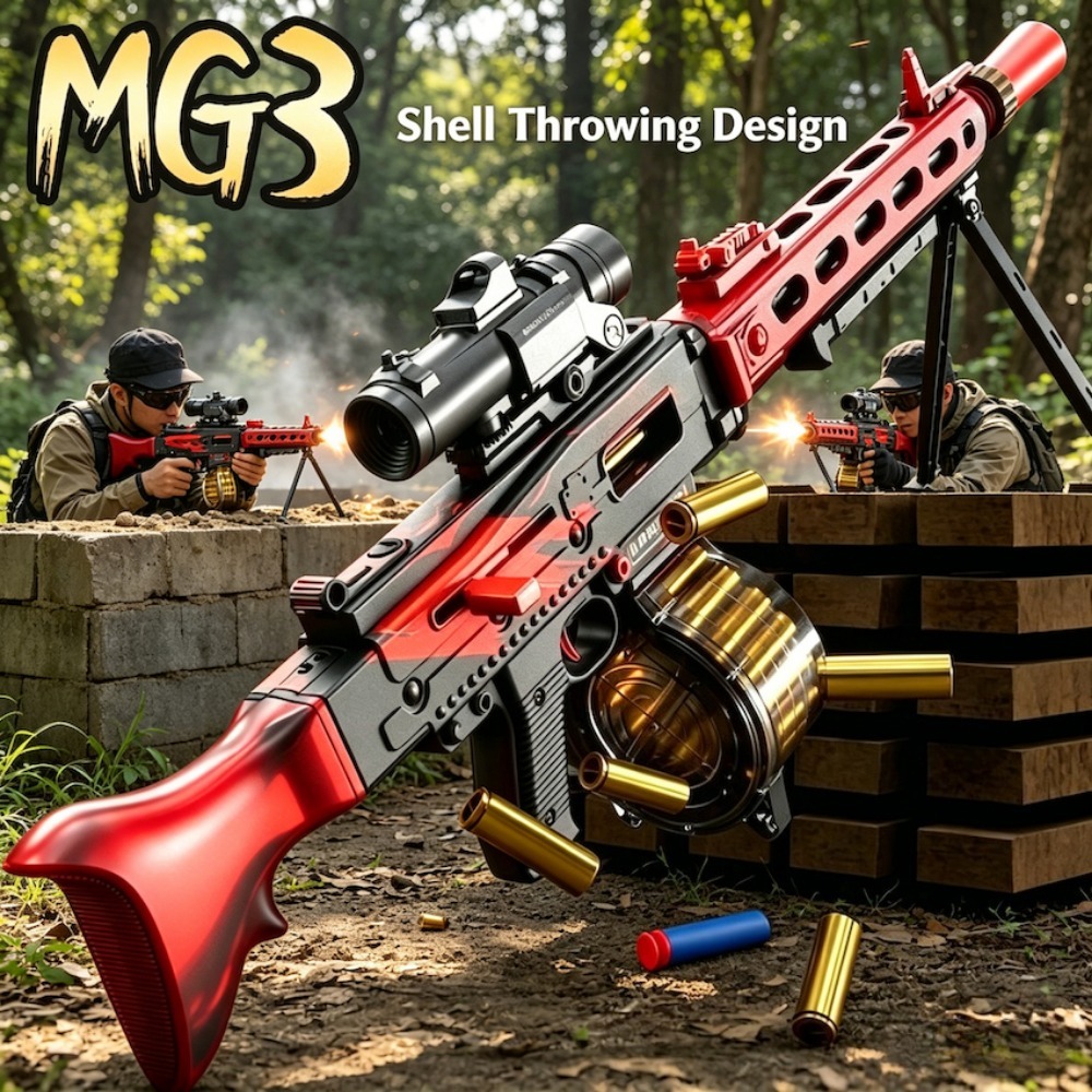 MG3 Shell Ejecting Soft Bullet - đánh giá và giá Heavy Equipment Certification