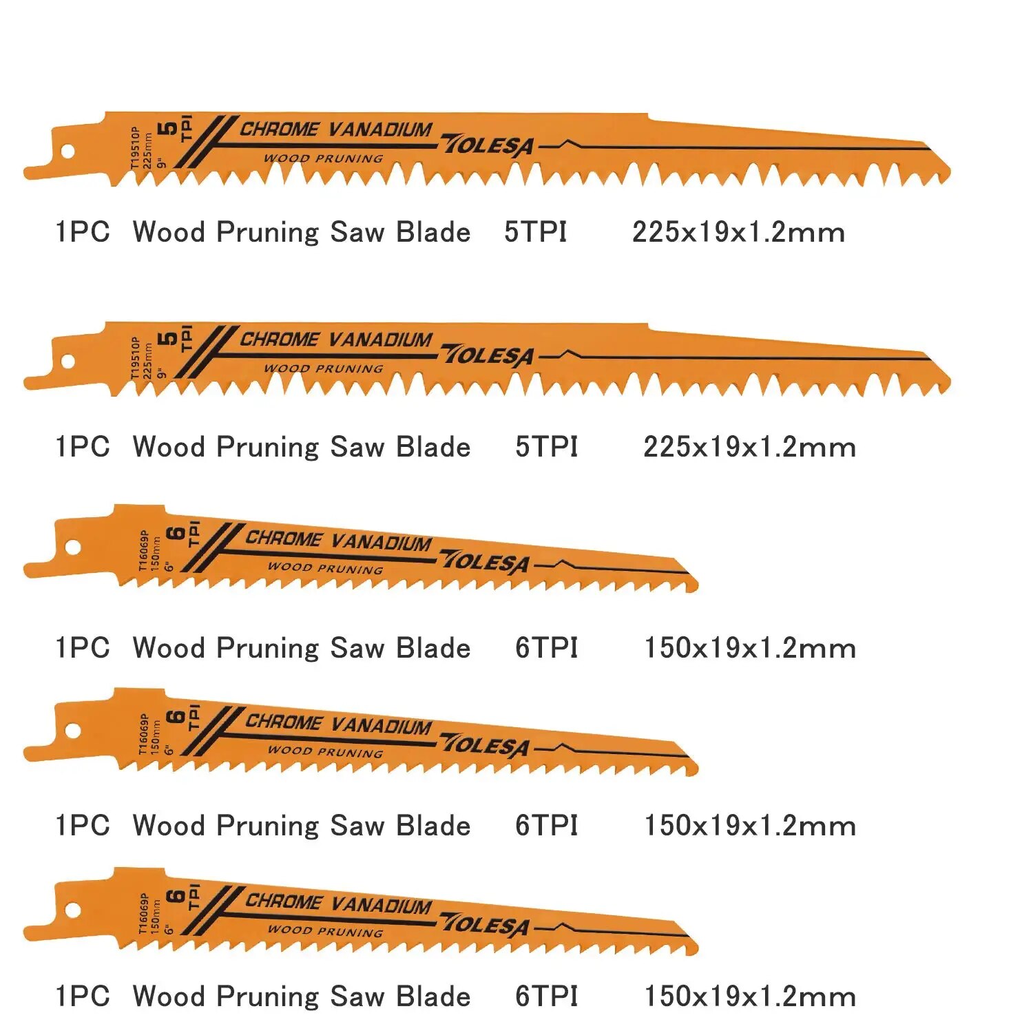 TOLESA 10PCS Reciprocating Bi- - đánh giá và giá Heavy Equipment Blade