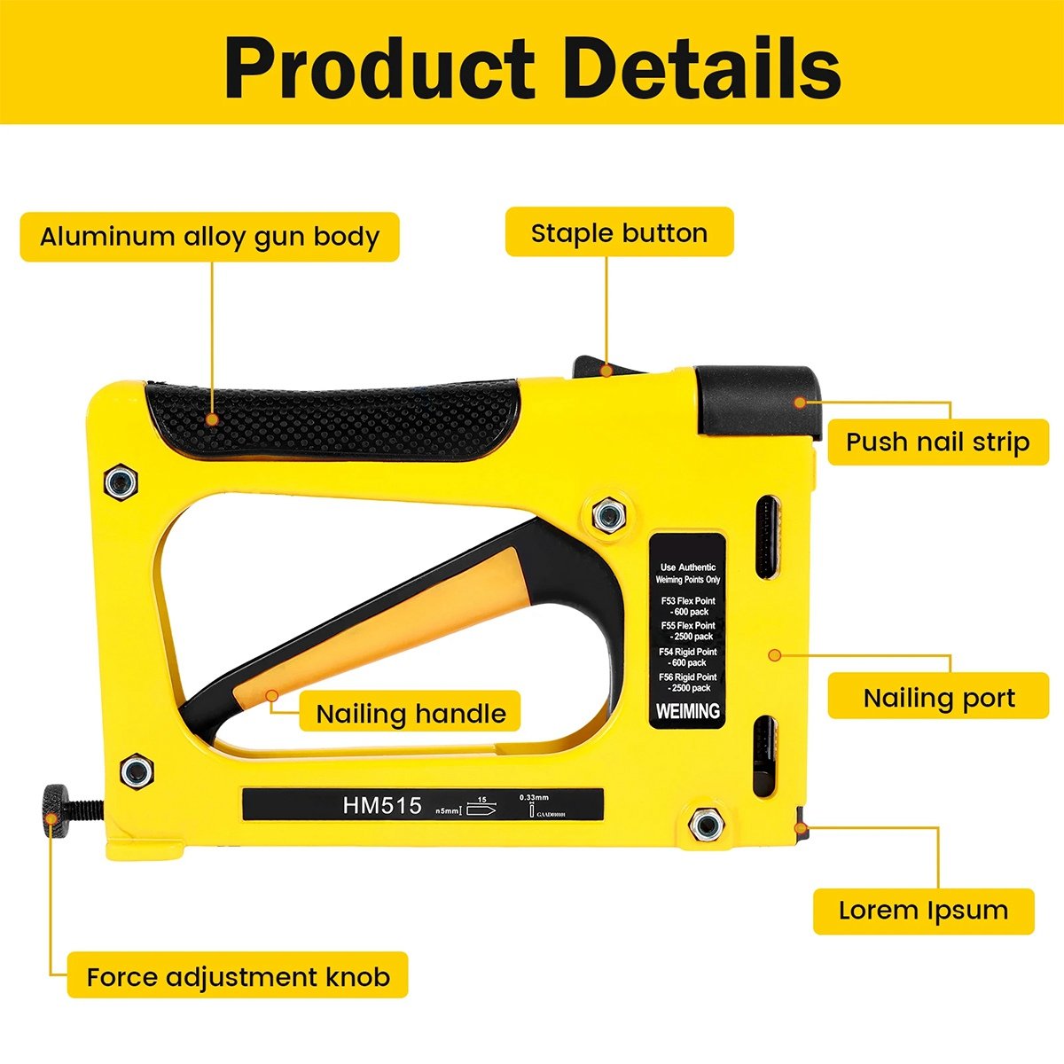 A78I Nail Stapler for Woodwork - đánh giá và giá Heavy Equipment Pictures